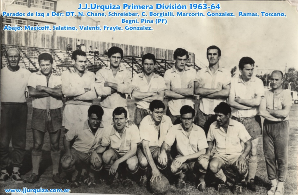 JJUrquiza Primera División 1963 1964
