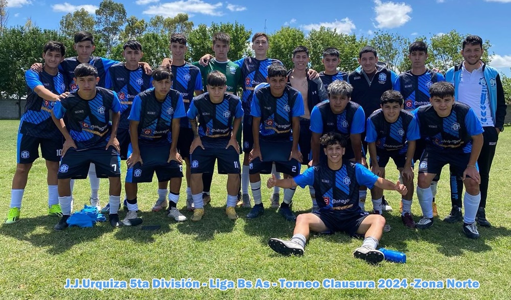 JJUrquiza, J.J.Urquiza, Juveniles, Inferiores, 2024, Quinta División, Clausura, Terceros, Liga Bs. As.