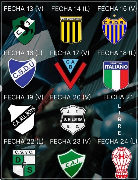 J.J.Urquiza, Futsal Masculino, AFA 2026, Futsal, Fixture