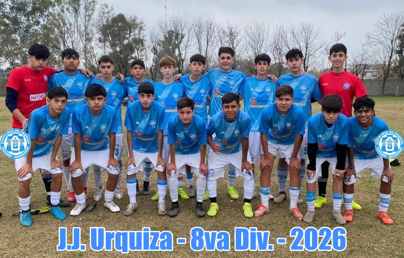 JJUrquiza, J.J.Urquiza, Octava División, 8va, Juveniles, inferiores, 2026, AFA
